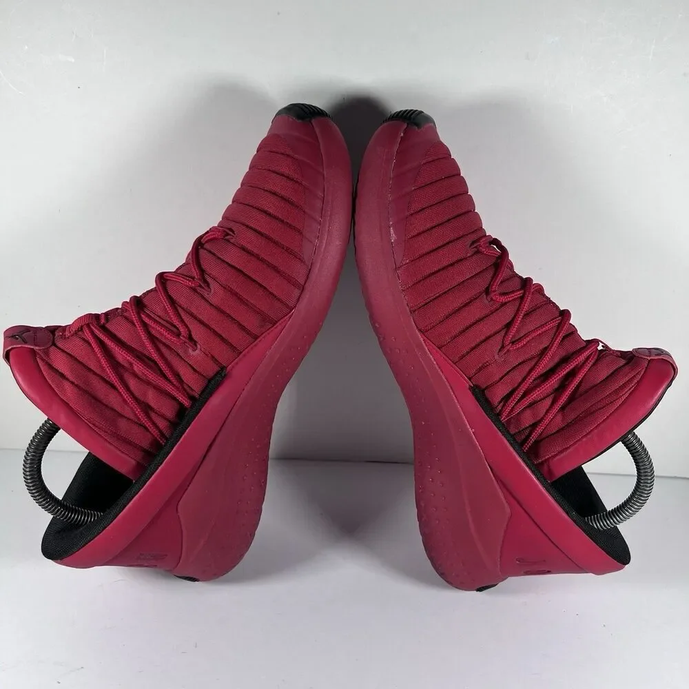 Nike Jordan Flight Luxe Triple Red Lace Up Athletic Shoes Sneakers Men's Size 9